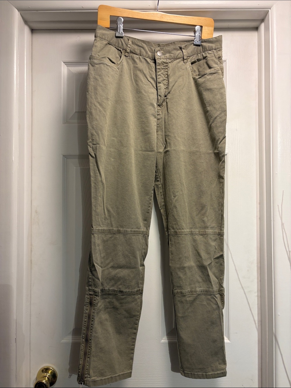 Soft Surroundings Khaki Green Utility pants size M
